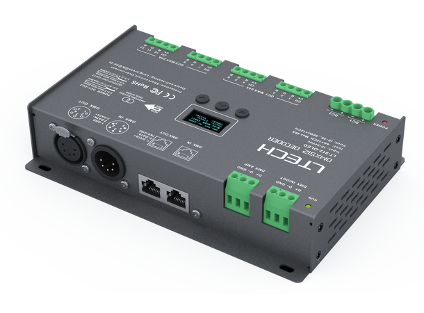 LTECH LED driver 12 kanaler, DMX